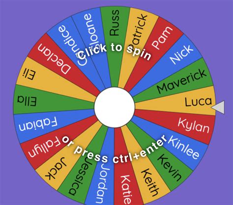 random word picker wheel.